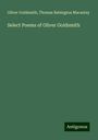 Oliver Goldsmith: Select Poems of Oliver Goldsmith, Buch