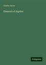 Charles Davies: Elements of Algebra, Buch