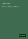 Cuthbert Grundy: Notes on The Food of Plants, Buch