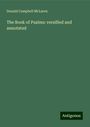 Donald Campbell Mclaren: The Book of Psalms: versified and annotated, Buch