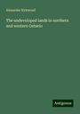 Alexander Kirkwood: The undeveloped lands in northern and western Ontario, Buch