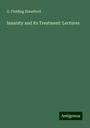 G. Fielding Blandford: Insanity and its Treatment: Lectures, Buch