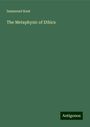 Immanuel Kant: The Metaphysic of Ethics, Buch