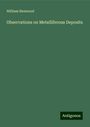 William Henwood: Observations on Metalliferous Deposits, Buch