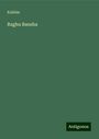 Kalidas: Raghu Bansha, Buch