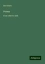 Bret Harte: Poems, Buch