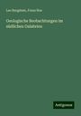 Leo Burgstein: Geologische Beobachtungen im südlichen Oalabrien, Buch