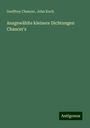 Geoffrey Chaucer: Ausgewählte kleinere Dichtungen Chaucer's, Buch