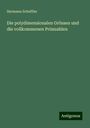 Hermann Scheffler: Die polydimensionalen Grössen und die vollkommenen Primzahlen, Buch