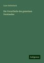 Lazar Hellenbach: Die Vorurtheile des gemeinen Verstandes, Buch