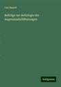 Carl Haardt: Beiträge zur Aetiologie der Augenmuskellähmungen, Buch