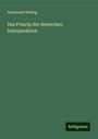 Alexander Bieling: Das Princip der deutschen Interpunktion, Buch