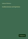 Edmund Pfleiderer: Eudämonismus und Egoismus, Buch