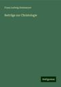 Franz Ludwig Steinmeyer: Beiträge zur Christologie, Buch