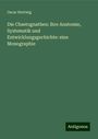 Oscar Hertwig: Die Chaetognathen: ihre Anatomie, Systematik und Entwicklungsgechichte: eine Monographie, Buch