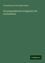 Eratosthenes: Die geographischen Fragmente des Eratosthenes, Buch