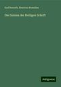 Karl Benrath: Die Summa der Heiligen Schrift, Buch