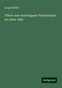 Leopold Höhl: Führer zum Ammergauer Passionsspiel im Jahre 1880, Buch