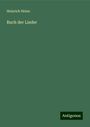 Heinrich Heine: Buch der Lieder, Buch