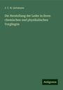 J. C. H. Lietzmann: Die Herstellung der Leder in ihren chemischen und physikalischen Vorgängen, Buch