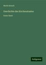 Moritz Brosch: Geschichte des Kirchenstaates, Buch