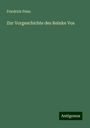 Friedrich Prien: Zur Vorgeschichte des Reinke Vos, Buch