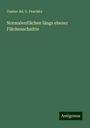 Gustav Ad. V. Peschka: Normalenflächen längs ebener Flächenschnitte, Buch