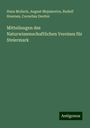 Hans Molisch: Mitteilungen des Naturwissenschaftlichen Vereines für Steiermark, Buch