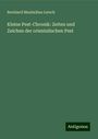 Bernhard Maximilian Lersch: Kleine Pest-Chronik: Zeiten und Zeichen der orientalischen Pest, Buch