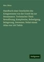 Max Jähns: Handbuch einer Geschichte des Kriegswesens von der Urzeit bis zur Renaissance. Technischer Theil: Bewaffnung, Kampfweise, Befestigung, Belagerung, Seewesen. Nebst einem Atlas von 100 Tafeln, Buch