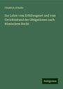 Friedrich Schulin: Zur Lehre vom Erfüllungsort und vom Gerichtsstand der Obligationen nach Römischem Recht, Buch