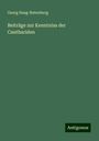 Georg Haag-Rutenberg: Beiträge zur Kenntniss der Canthariden, Buch