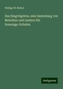 Philipp W. Bickel: Das Singvögelein, eine Sammlung von Melodien und Liedern für Sonntags-Schulen, Buch