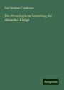 Carl Christian T. Andersen: Die chronologische Sammlung der dänischen Könige, Buch