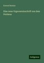 Konrad Bursian: Eine neue Orgeoneninschrift aus dem Peiräeus, Buch