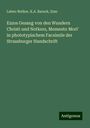 Labeo Notker: Ezzos Gesang von den Wundern Christi und Notkers, Memento Mori' in phototypischem Facsimile der Strassburger Handschrift, Buch