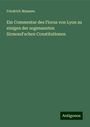 Friedrich Maassen: Ein Commentar des Florus von Lyon zu einigen der sogenannten Sirmond'schen Constitutionen, Buch