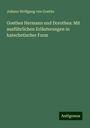 Johann Wolfgang von Goethe: Goethes Hermann und Dorothea: Mit ausführlichen Erläuterungen in katechetischer Form, Buch