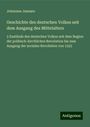 Johannes Janssen: Geschichte des deutschen Volkes seit dem Ausgang des Mittelalters, Buch