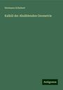 Hermann Schubert: Kalkül der Abzählenden Geometrie, Buch