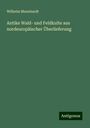 Wilhelm Mannhardt: Antike Wald- und Feldkulte aus nordeuropäischer Überlieferung, Buch