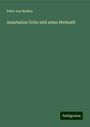 Peter Von Radics: Anastasius Grün und seine Heimath, Buch