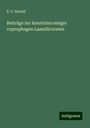 E. V. Harold: Beiträge zur Kenntniss einiger coprophagen Lamellicornien, Buch