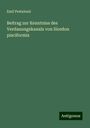 Emil Pestalozzi: Beitrag zur Kenntniss des Verdauungskanals von Siredon pisciformis, Buch