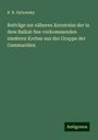 B. N. Dybowsky: Beiträge zur näheren Kenntniss der in dem Baikal-See vorkommenden niederen Krebse aus der Gruppe der Gammariden, Buch