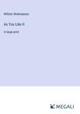 William Shakespeare: As You Like It, Buch