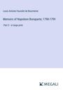 Louis Antoine Fauvelet De Bourrienne: Memoirs of Napoleon Bonaparte; 1798-1799, Buch