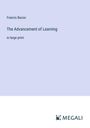 Francis Bacon: The Advancement of Learning, Buch