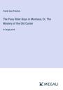 Frank Gee Patchin: The Pony Rider Boys in Montana; Or, The Mystery of the Old Custer, Buch