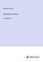 Edmund Gosse: Questions at Issue, Buch